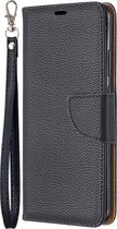 Mobigear Telefoonhoesje geschikt voor Huawei P40 Pro Hoesje | Mobigear Excellent Bookcase Portemonnee | Pasjeshouder voor 2 Pasjes | Telefoonhoesje voor Pinpas / OV Kaart / Rijbewijs - Zwart