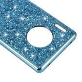 Mobigear Hoesje geschikt voor Huawei Mate 30 Pro Telefoonhoesje Hardcase | Mobigear Glitter Backcover | Mate 30 Pro Case | Back Cover - Rood