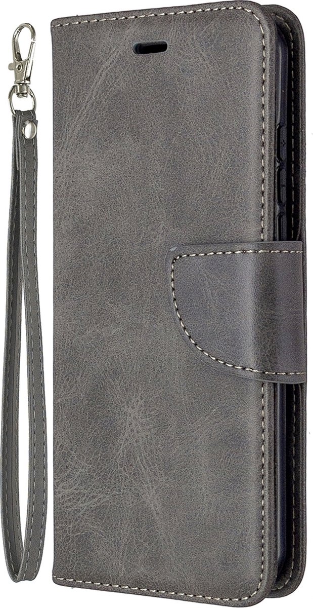 Mobigear Telefoonhoesje geschikt voor Nokia 1.3 Hoesje | Mobigear Excellent Bookcase Portemonnee | Pasjeshouder voor 3 Pasjes | Telefoonhoesje voor Pinpas / OV Kaart / Rijbewijs - Grijs
