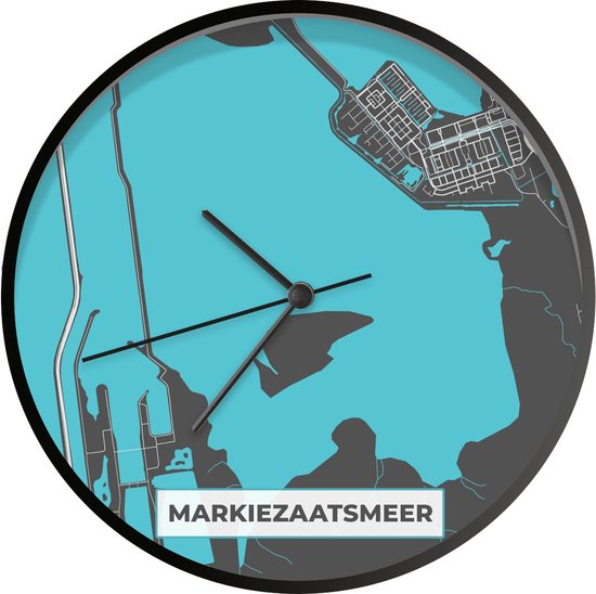 Klok Cm Kaart Plattegrond Stadskaart Meer Nederland Markiezaatsmeer Bol Com