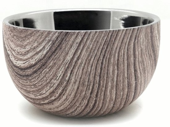Adori Voerbak Dubbelwandig Bijou - Hondenvoerbak - 15.5x8 cm Bruin