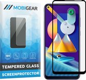 Mobigear Screenprotector geschikt voor Samsung Galaxy M11 Glazen | Mobigear Premium Screenprotector - Case Friendly - Zwart