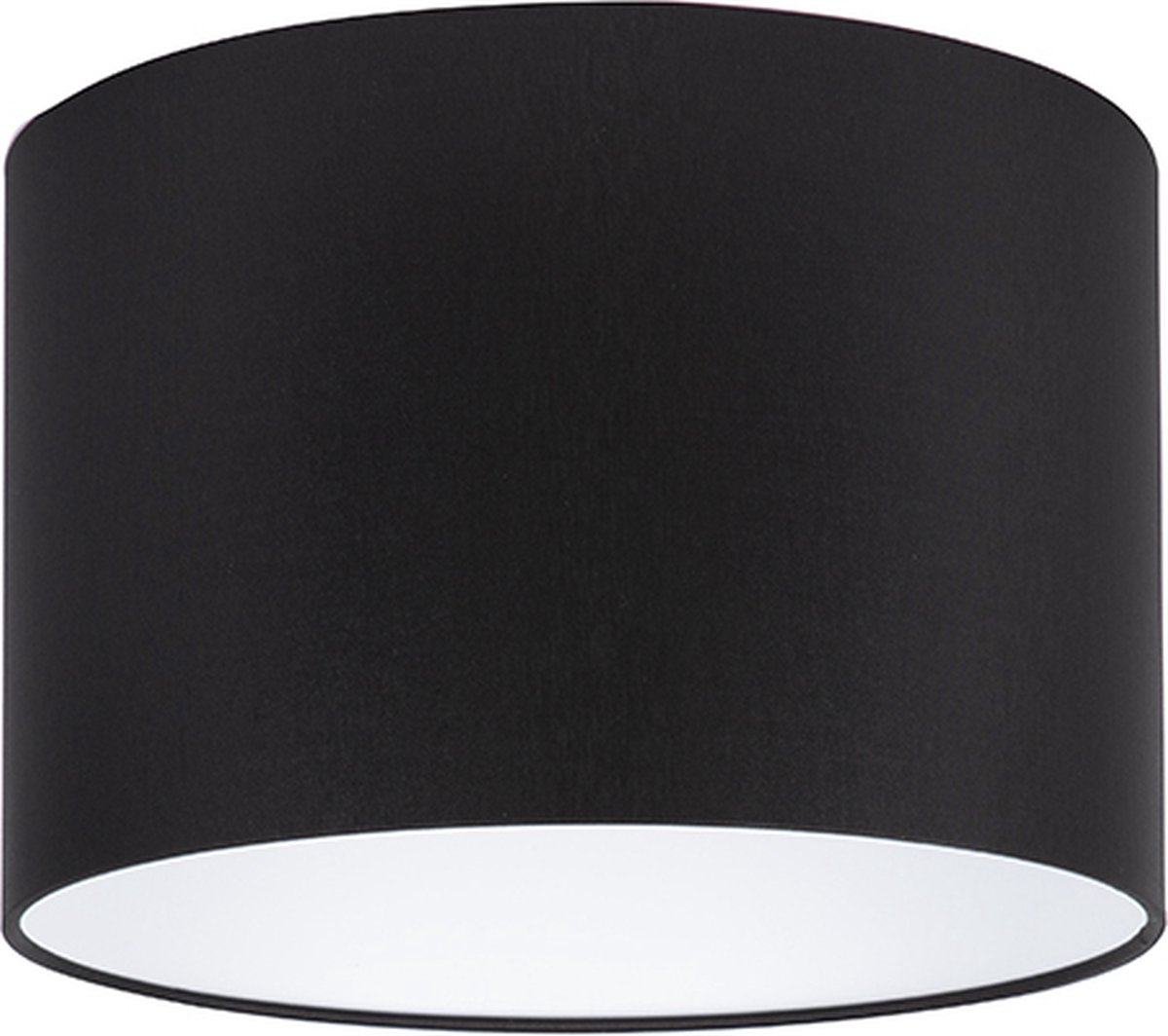 Uniqq Lampenkap stoffen zwart Ø 40 cm – 30 cm hoog