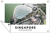 Tuinposters buiten Singapore - Water - Architectuur - 90x60 cm - Tuindoek - Buitenposter