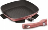 grillpan I-Rose 2,1 liter 28 cm aluminium roze