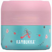 lunchbox Bora Prima 400 ml RVS groen/roze