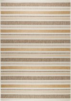 Buitenkleed - Treviso Bruin/Geel 160 x 230cm - Mrcarpet