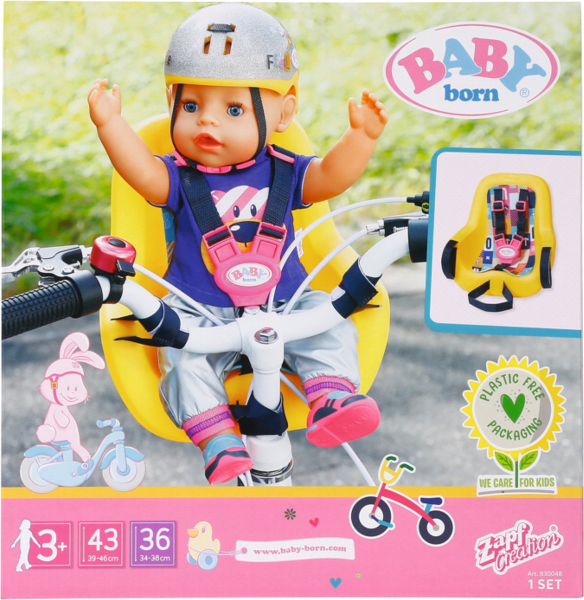 BABY born Fietsstoeltje - Geel — afbeelding 22