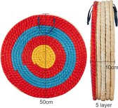 FLY-Schietschijf voor Boogschieten-50Cm 5 Laags-Pijl en Boogschieten doel-Stro