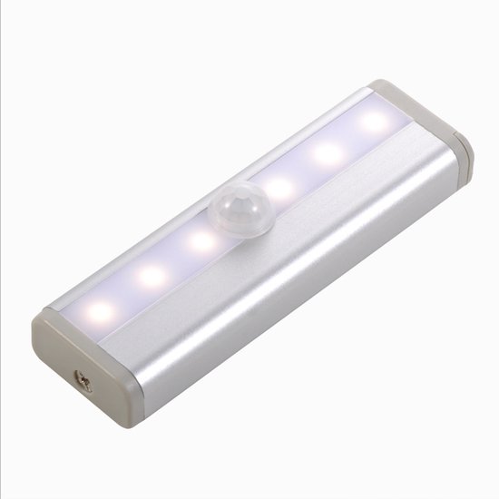 Led verlichting met bewegingssensor - 10CM - Extra Klein - Kastverlichting - Draadloos - Trapverlichting - Keukenverlichting - Batterij
