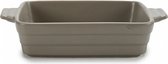 ovenschaal 250 ml 19 x 10 cm keramiek grijs