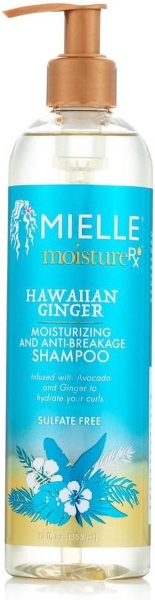 Mielle Organics Hair Care moisture Rx Hawaiian Ginger Shampoo & Conditioner  Set