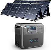 Bluetti AC200P - Solar Power Station - Elektrische auto laadstation - Powerbank 2000Wh - 2000W - 2 x Zonnepaneel 200W