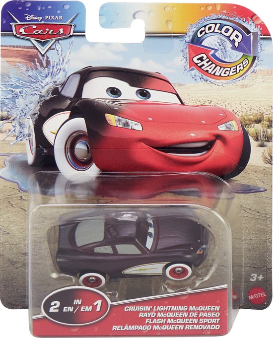 Disney Cars auto Colour Changers - Bliksem McQueen Flash Lightning 2 in1 kleur  veranderen | bol.com