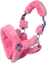 MHS Halster met bont Mini Paars / Roze