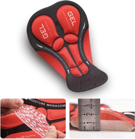 Fietsonderbroek Dames Heren Met Zeem - Unisex - Fietsondergoed Heren Met Zeem - Fietsondergoed Dames Zeem - Racefiets Accessoires Kleding - Wielrennen Broek - Fietsen - Unisex -XL — afbeelding 3