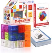 Playmags Slimme Kubus Magnetische Tegelset met Uitdagingskaarten - Bouwstenen voor Educatief en Creatief Speelgoed - voor kinderen vanaf 3 jaar