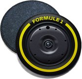 ILOJ onderzetter - Formule 1 - medium band geel - 2022 - rond