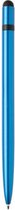 balpen met stylus 13 x 0,8 cm aluminium blauw
