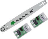 TIMBERPRO - 20" / 50 cm - 2 x ketting + 1 x zaagblad voor kettingzaag