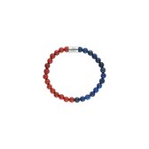 Engelsrufer Damen-Armband 925er Silber, Stein Farbstein S Rood Blauw 32020105