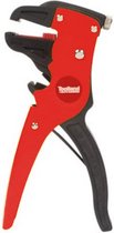 striptang automatisch 20 cm carbon-staal rood/zwart