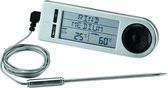 kernthermometer digitaal 18 x 4,7 cm RVS zilver/zwart