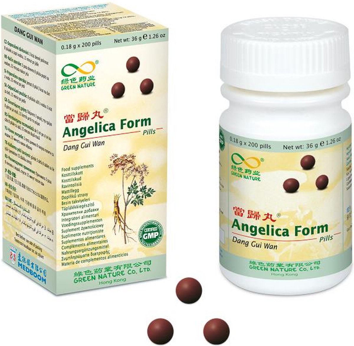 Angelica Form - Dang Gui Wan - Energie - Menstruatie - Hormonen