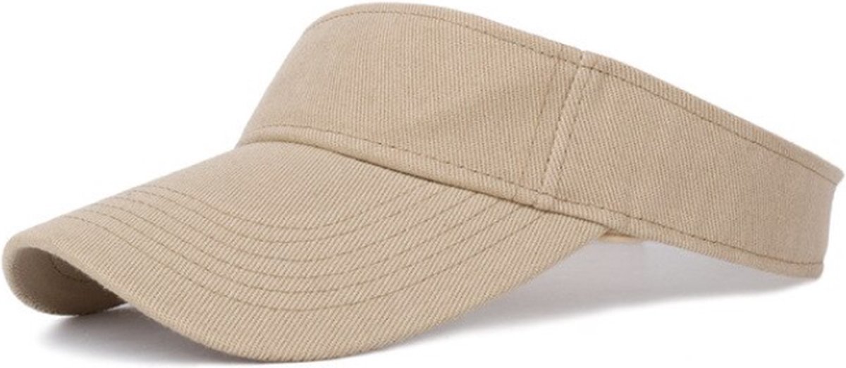 Zonneklep - Beige | Katoen/Acryl | 56-58 cm | Fashion Favorite