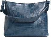 Hvisk Amble Matte Croco Handtassen - Blauw