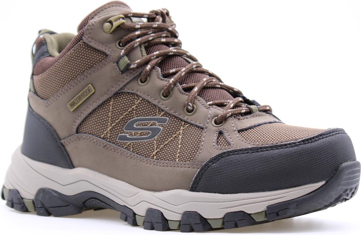 Skechers Selmen Melano wandelschoenen heren 204477 CHOC Bruin