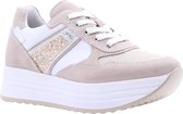 NeroGiardini E218051D 677 Sneaker beige/wit maat 36