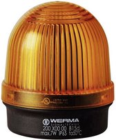 Werma Signaltechnik Signaallamp WERMA Signaltechnik 200.300.00 Geel Continulicht 12 V/AC, 12 V/DC, 24 V/AC, 24 V/DC, 48