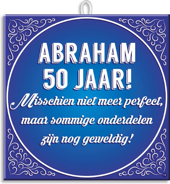 Paperdreams Slogan Tegel - Abraham