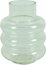 vaas Nikky 17 x 17 x 22,5 cm glas transparant