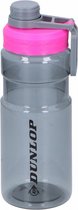 drinkfles 1,1 liter polyetheen 24,5 cm grijs/roze