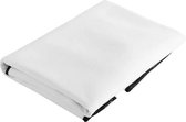 handdoek 75 x 40 cm microvezel wit/zwart