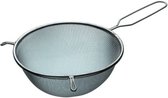 zeef 20 cm fijnmazig RVS zilver