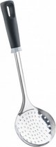 schuimlepel Maximo 34 cm RVS zilver/zwart