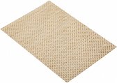 placemat Weave 30 x 45 cm PVC/polyester beige