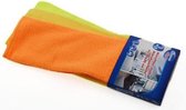microvezeldoek 30 cm oranje/geel 3 stuks