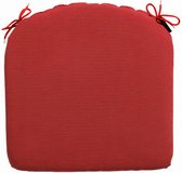 zitkussen Panama 46 x 48 cm katoen/polyester rood