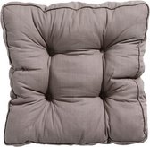 zitkussen Florance Basic 47 x 47 cm polykatoen taupe