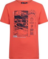 Indian Blue Jeans T-shirt jongen red orange maat 140