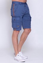 Mezaguz-Heren Bermuda-FLeché-Bleu-Maat 32