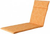 ligbedkussen Palm 190 x 60 x 7 cm katoen geel
