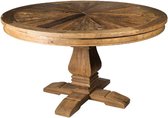 Table en bois PTMD Elm 135cm ronde marron