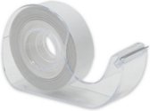 plakbandhouder met plakbandrol 1,5 x 5 cm transparant