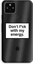 Case Company® - Google Pixel 5a 5G hoesje - My energy - Soft Cover Telefoonhoesje - Bescherming aan alle Kanten en Schermrand