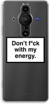 Case Company® - Sony Xperia Pro-I hoesje - My energy - Soft Cover Telefoonhoesje - Bescherming aan alle Kanten en Schermrand